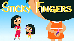 الأصابع اللزجة